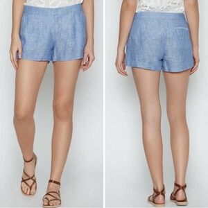 Joei Light Blue Linen Women’s Shorts new XS